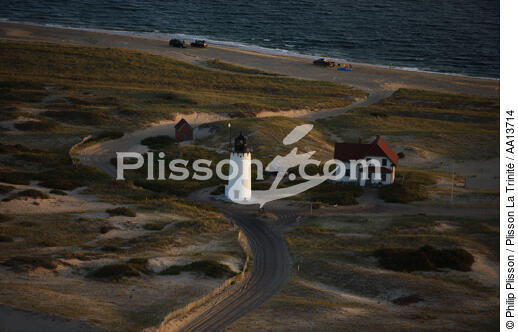 Race Point Light dans le Massachusetts. - © Philip Plisson / Plisson La Trinité / AA13714 - Nos reportages photos - Dune