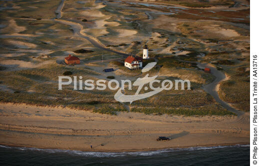 Race Point Light in Massachusetts. - © Philip Plisson / Plisson La Trinité / AA13716 - Photo Galleries - Cape Cod