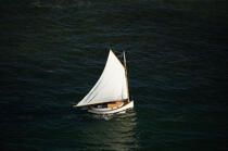 Sailing boat in Massachusetts. © Philip Plisson / Plisson La Trinité / AA13730 - Photo Galleries - United States [The]