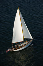 Sailing boat in Massachusetts. © Philip Plisson / Plisson La Trinité / AA13733 - Photo Galleries - United States [The]