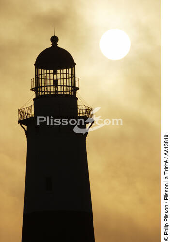 Montauk Point Light. - © Philip Plisson / Plisson La Trinité / AA13819 - Photo Galleries - American Lighthouses