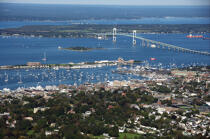 Newport in the state of the Rhode Island. © Philip Plisson / Plisson La Trinité / AA13827 - Photo Galleries - Bridge