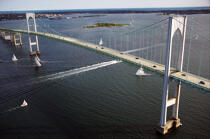Newport dans l'état du Rhode Island. © Philip Plisson / Plisson La Trinité / AA13839 - Nos reportages photos - Pont