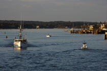 Point Judith Harbour dans l'état du Rhode Island. © Philip Plisson / Plisson La Trinité / AA13866 - Nos reportages photos - Couleurs d'Automne en Nouvelle Angleterre