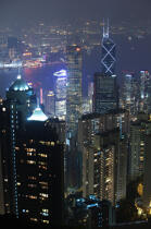 Hong Kong by night. © Philip Plisson / Plisson La Trinité / AA14009 - Nos reportages photos - Hong Kong, ville de contrastes