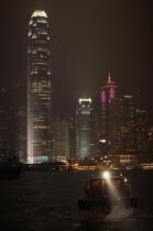 Hong Kong by night. © Philip Plisson / Plisson La Trinité / AA14042 - Nos reportages photos - Hong Kong, ville de contrastes