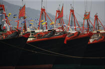 Bateaux de pêche à Aberdeen, Hong Kong. © Philip Plisson / Plisson La Trinité / AA14048 - Nos reportages photos - Hong Kong