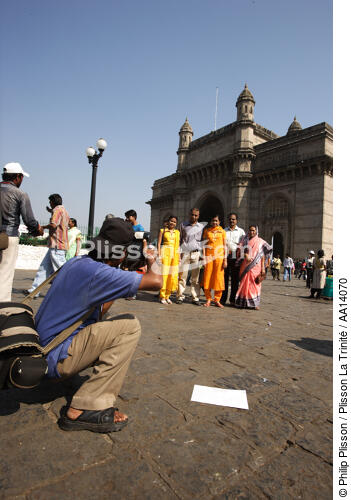 Le Gateaway of India à Bombay. - © Philip Plisson / Plisson La Trinité / AA14070 - Nos reportages photos - Maharashtra