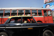 Traffic in Bombay. © Philip Plisson / Plisson La Trinité / AA14075 - Photo Galleries - India