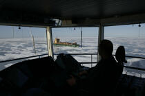 On board of an icebreaker in the Baltic sea. © Philip Plisson / Plisson La Trinité / AA14120 - Photo Galleries - Man