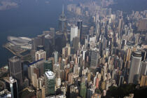 Hong Kong. © Philip Plisson / Plisson La Trinité / AA14168 - Nos reportages photos - Gratte-ciel