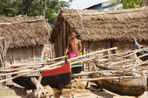 Ifaty - Madagascar. © Philip Plisson / Plisson La Trinité / AA14647 - Nos reportages photos - Peuple Vezo
