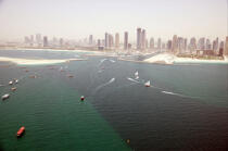 La marina de Dubaï. © Philip Plisson / Plisson La Trinité / AA14912 - Nos reportages photos - Dubai