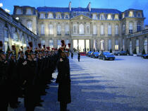 Republican guard. Palais de l'Elysée. © Philip Plisson / Plisson La Trinité / AA15220 - Photo Galleries - Paris