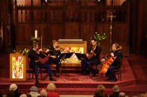 Eglise St Martin. Quatuor à cordes © Philip Plisson / Plisson La Trinité / AA15291 - Nos reportages photos - Horizontal