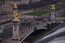 Republican guard. Pont Alexandre III. © Philip Plisson / Plisson La Trinité / AA15335 - Photo Galleries - Paris