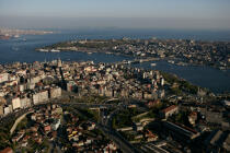 Istanbul © Philip Plisson / Plisson La Trinité / AA15573 - Nos reportages photos - Istanbul, le détroit du Bosphore