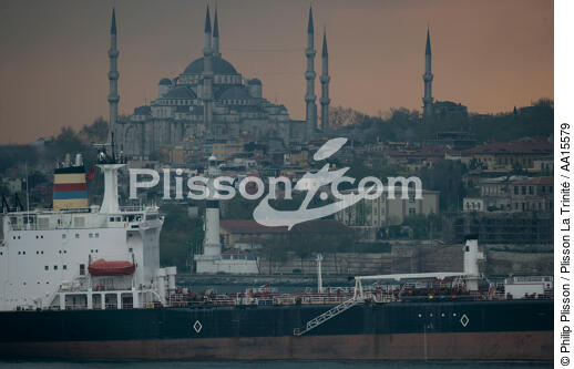 Istanbul - © Philip Plisson / Plisson La Trinité / AA15579 - Nos reportages photos - Istanbul, le détroit du Bosphore