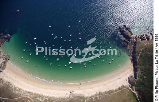 Plage Sud Est de Houat - © Philip Plisson / Plisson La Trinité / AA15669 - Nos reportages photos - Plage