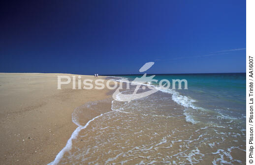 La grande plage de Houat. - © Philip Plisson / Plisson La Trinité / AA16007 - Nos reportages photos - Plage