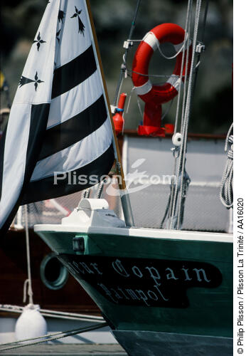 Brest 1992. - © Philip Plisson / Plisson La Trinité / AA16020 - Nos reportages photos - drapeau breton