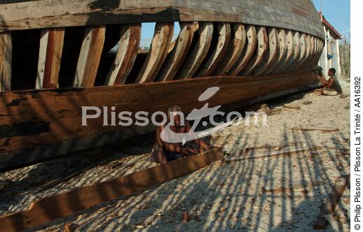 Belo sur mer - © Philip Plisson / Plisson La Trinité / AA16392 - Nos reportages photos - Chantier naval