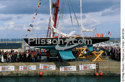 Pen-Duick II - © Philip Plisson / Plisson La Trinité / AA16724 - Photo Galleries - Maxi-monohull Racing Yacht
