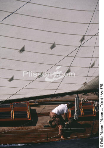 Pen-Duick - © Philip Plisson / Plisson La Trinité / AA16751 - Nos reportages photos - Cotre aurique