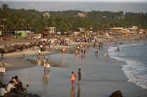 Sur la plage de Kovalam © Philip Plisson / Plisson La Trinité / AA16978 - Nos reportages photos - Ville [Kerala]