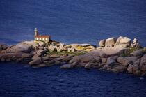 Rua island © Philip Plisson / Plisson La Trinité / AA17013 - Photo Galleries - Lighthouse [Galicia]