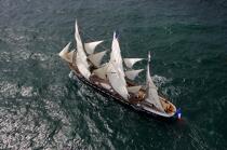 Belem © Philip Plisson / Plisson La Trinité / AA17066 - Photo Galleries - Tall ship / Sailing ship