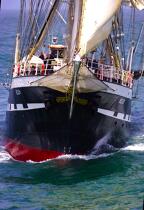 Belem © Philip Plisson / Plisson La Trinité / AA17072 - Photo Galleries - Tall ship / Sailing ship