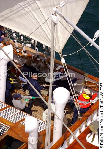 Le Belem - © Philip Plisson / Plisson La Trinité / AA17077 - Nos reportages photos - Les Grands voiliers