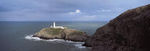Le phare de South Stack. © Philip Plisson / Plisson La Trinité / AA17270 - Nos reportages photos - Pays-de-Galles