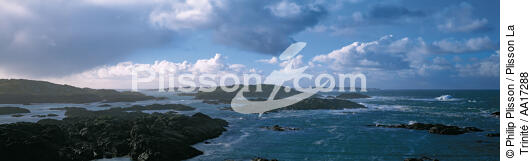 Slyne Head - © Philip Plisson / Plisson La Trinité / AA17288 - Nos reportages photos - Irlande, l'île verte