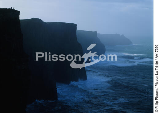 Cliffs of Moher - © Philip Plisson / Plisson La Trinité / AA17290 - Nos reportages photos - Irlande