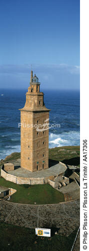 The Hercule Tower - © Philip Plisson / Plisson La Trinité / AA17306 - Photo Galleries - Spanish Lighthouses