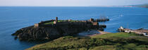 Peel castle. © Philip Plisson / Plisson La Trinité / AA17317 - Photo Galleries - Man [The Isle of]