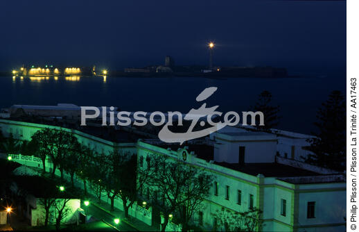 The lighthouse Cadiz - © Philip Plisson / Plisson La Trinité / AA17463 - Photo Galleries - Andalusia