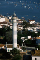 The lighthouse of El Rompido © Philip Plisson / Plisson La Trinité / AA17489 - Photo Galleries - Lighthouse [Andalusia]
