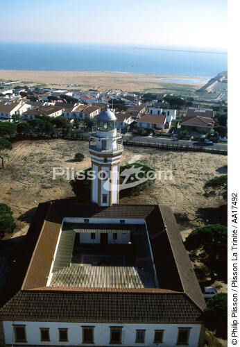 Le phare de El Picacho - © Philip Plisson / Plisson La Trinité / AA17492 - Nos reportages photos - Phare [Andalousie]