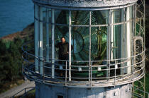 The lighthouse of Machichaco © Philip Plisson / Plisson La Trinité / AA17525 - Photo Galleries - Basque Country [The]