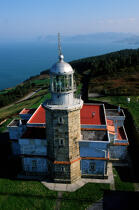 The lighthouse of Machichaco © Philip Plisson / Plisson La Trinité / AA17527 - Photo Galleries - Basque Country [The]
