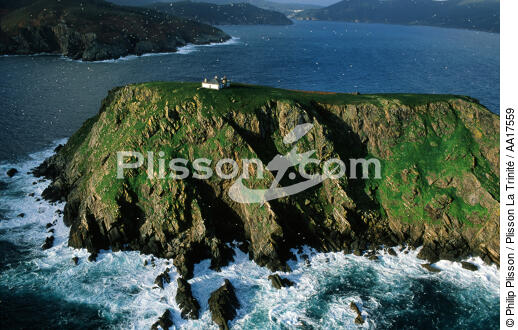 Lightouse of Isla Coelleira,Galicia, Spain - © Philip Plisson / Plisson La Trinité / AA17559 - Photo Galleries - Coelleira (Island)