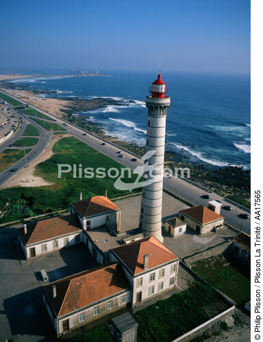 Lighthouse of Leça, litoral Douro, Portugal - © Philip Plisson / Plisson La Trinité / AA17565 - Photo Galleries - Portuguese Lighthouses