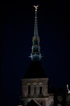 le Mont Saint-Michel © Philip Plisson / Plisson La Trinité / AA17617 - Nos reportages photos - Nuit
