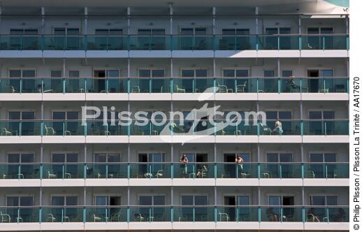On board the cruise ship Navigator of the Seas - © Philip Plisson / Plisson La Trinité / AA17670 - Photo Galleries - Big Cruises