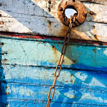 Coque de boutre à Belo sur mer, Madagascar. © Philip Plisson / Plisson La Trinité / AA17712 - Nos reportages photos - Elément d'un bateau