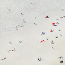 Plage normande. © Philip Plisson / Plisson La Trinité / AA17759 - Nos reportages photos - Accessoire de plage
