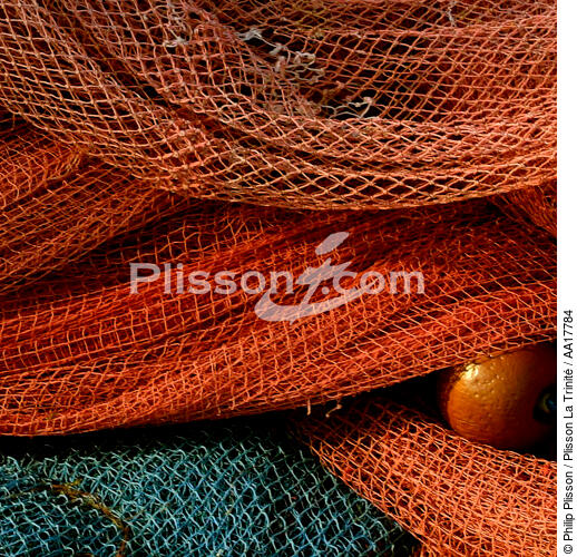 Filet de pêche. - © Philip Plisson / Plisson La Trinité / AA17784 - Nos reportages photos - Déco Marine